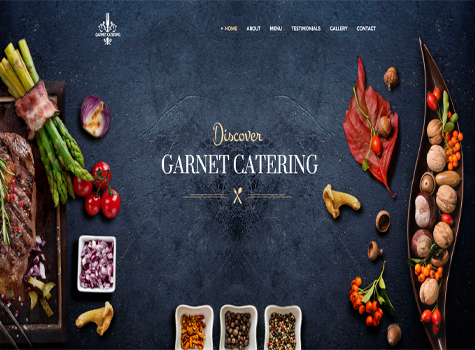 Garnet Catering Website